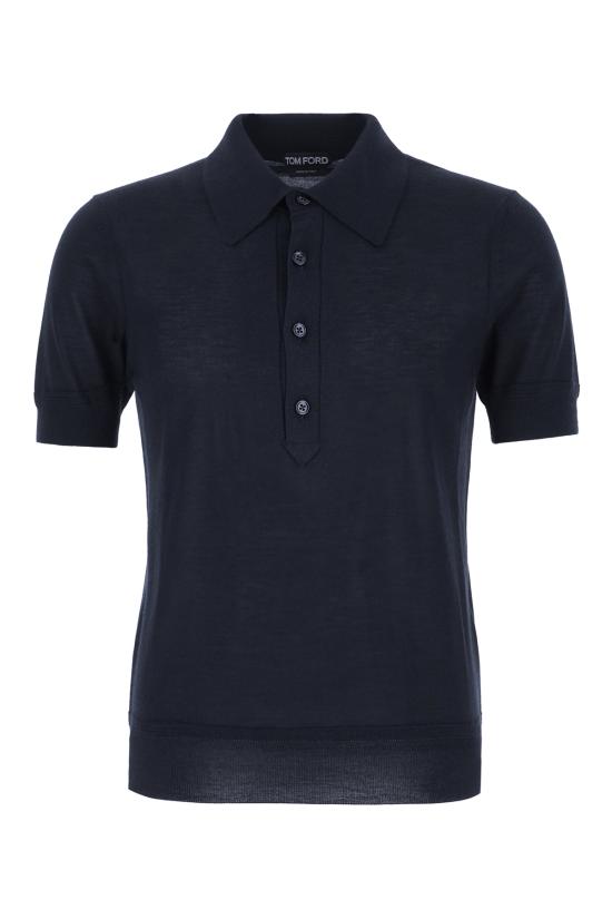 26SS 톰포드 폴로 티셔츠 KPS039YMK073 UBU MIDNIGHT BLUE