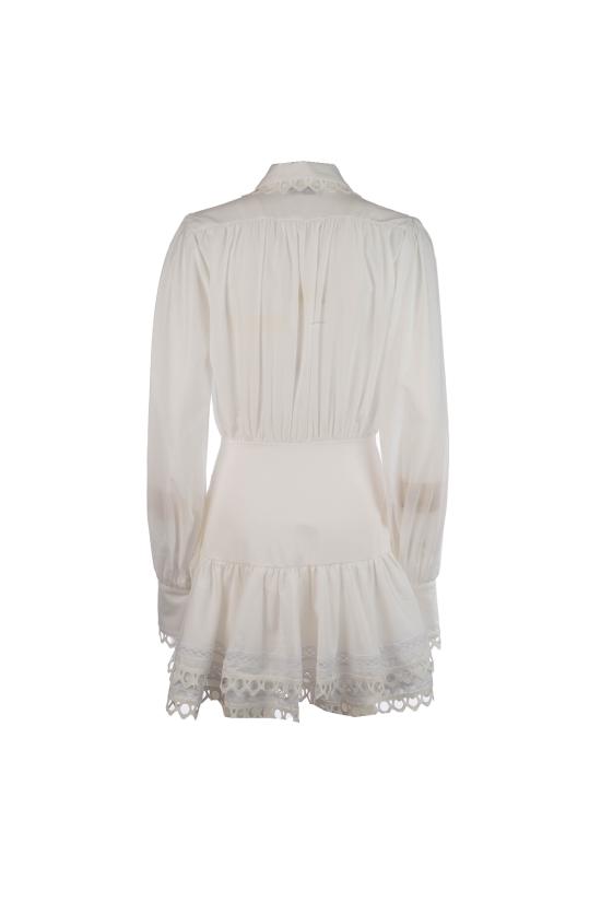 26SS LES FILLES D'EVA 미디 원피스 09R10W9005C000 1000 OPTICAL WHITE - LES FILLES D'EVA