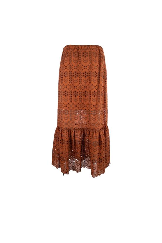 26SS 폴 스미스 롱 스커트 W2R305SV31442 65 HAZELNUT - PAUL SMITH