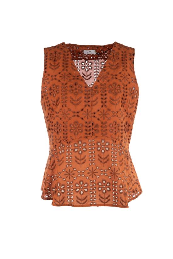 26SS 폴 스미스 민소매 티셔츠 W2R386MV31442 65 HAZELNUT