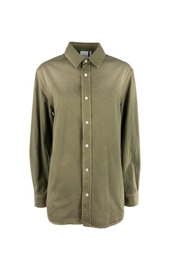 26SS 디올 셔츠 622B69A3E02 X6217 VERDE DENIM