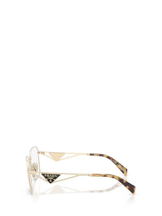 26FW 프라다 안경 PR A51V 14N1O1 PALE GOLD - PRADA
