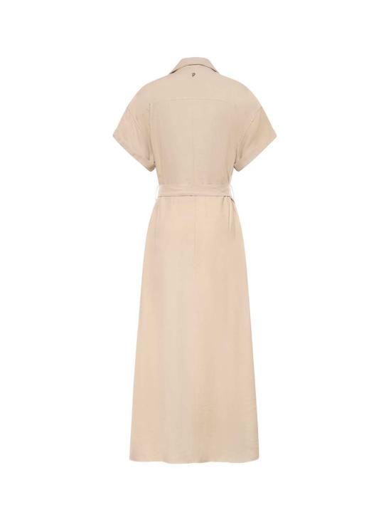  돈답 롱 원피스 돈덥 롱 비스코스 개버딘 드레스 효모 - DONDUP