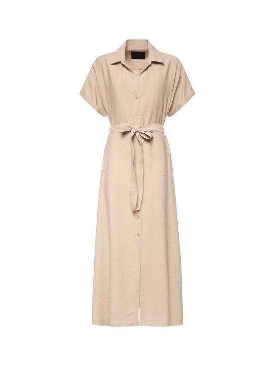  돈답 롱 원피스 돈덥 롱 비스코스 개버딘 드레스 효모