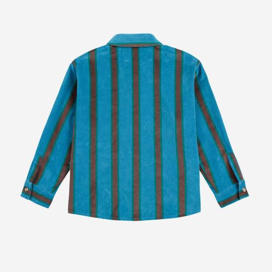  [키즈] 보보쇼즈 셔츠 키즈 보보 초시스 스트라이프 벨벳 셔츠 - BOBO CHOSES