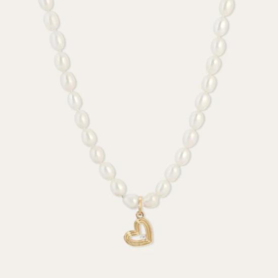  Adina Reyter 목걸이/팬던트 아디나 레이터 그루비 라지 다이아몬드 하트 참