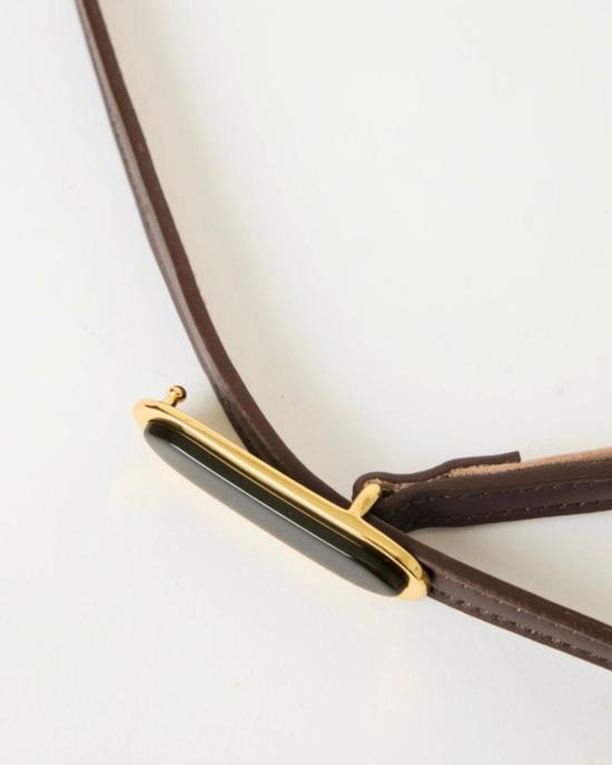  비로우더레귤러 벨트 레귤러 벨트 B 로우 더  베릴  초콜릿 타이거 아이 - B LOW THE BELT