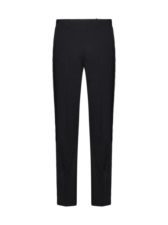  오프화이트 스트레이트 팬츠 오프 화이트 팬츠 블랙 블랙