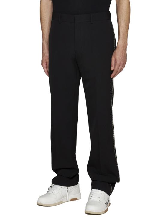  오프화이트 스트레이트 팬츠 오프 화이트 팬츠 블랙 블랙 - OFF WHITE