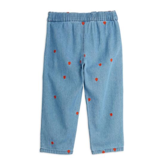  [키즈] 미니로디니 트레이닝/조거 팬츠 키즈 미니 로디니 미니 하트 우븐 - MINI RODINI