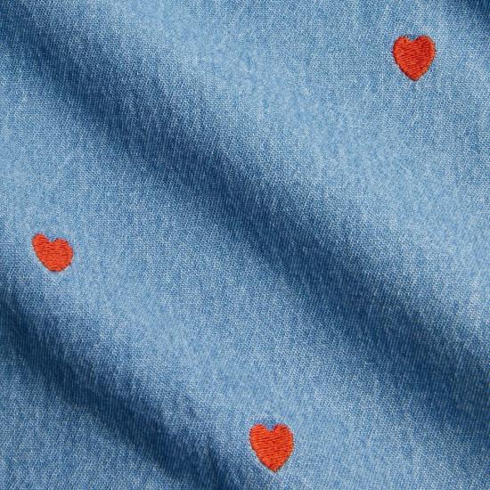  [키즈] 미니로디니 트레이닝/조거 팬츠 키즈 미니 로디니 미니 하트 우븐 - MINI RODINI