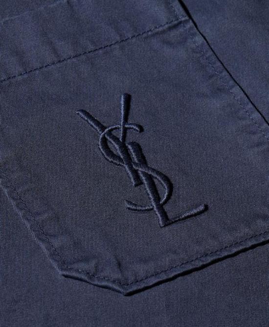 26SS 생로랑 긴팔 셔츠 861004Y04VD 5109 FRENCH NAVY - SAINT LAURENT