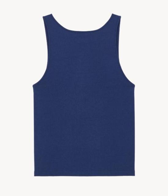 26SS 생로랑 민소매 티셔츠 858319Y38AK 4069 BLEU COBALT - SAINT LAURENT