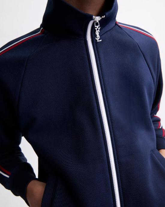 26SS 생로랑 자켓 858310Y38BY 4003 BRILL NAVY - SAINT LAURENT