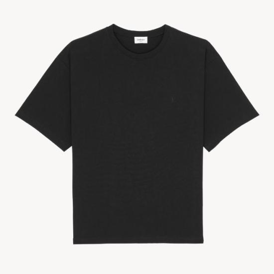 26SS 생로랑 반팔 티셔츠 862769Y38AK 1000 NOIR