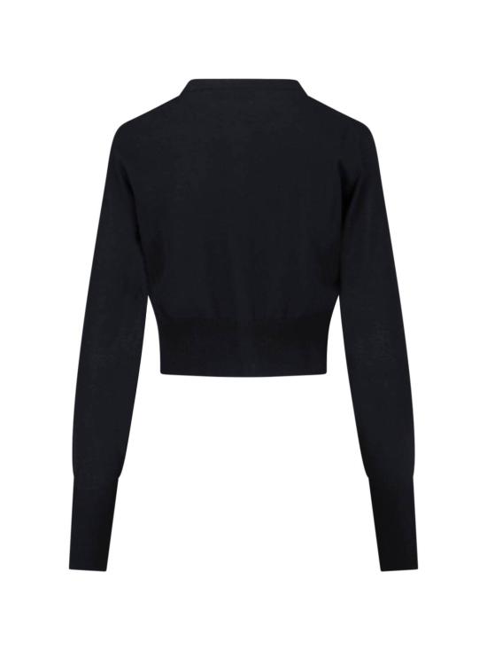  비비안웨스트우드 가디건 비비안 웨스트우드 비 크롭  블랙 - VIVIENNE WESTWOOD