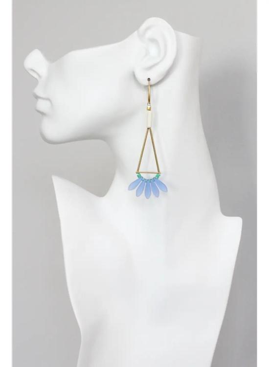  데이비드 오브리 이어링 기하학적 드롭 귀걸이 - DAVID AUBREY