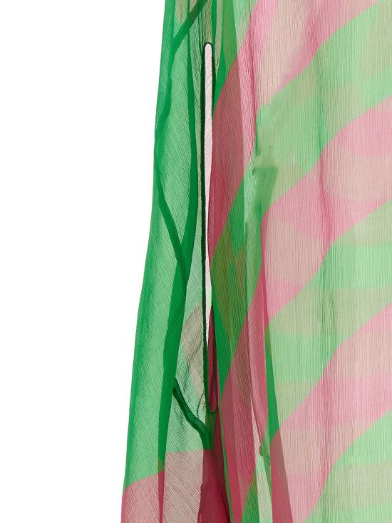 26SS 드리스 반 노튼 미디 원피스 2610110103093604 Green - DRIES VAN NOTEN