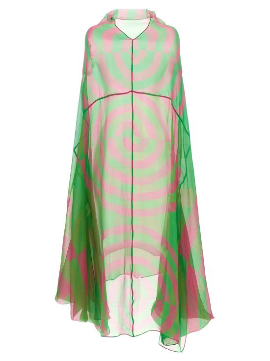 26SS 드리스 반 노튼 미디 원피스 2610110103093604 Green - DRIES VAN NOTEN