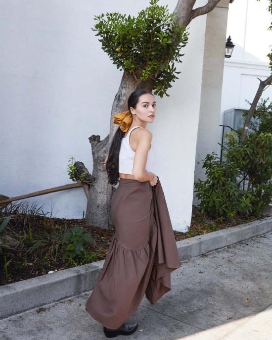  Athena Newton 롱 스커트 아테나 뉴턴 코튼 티어드 맥시 - ATHENA NEWTON