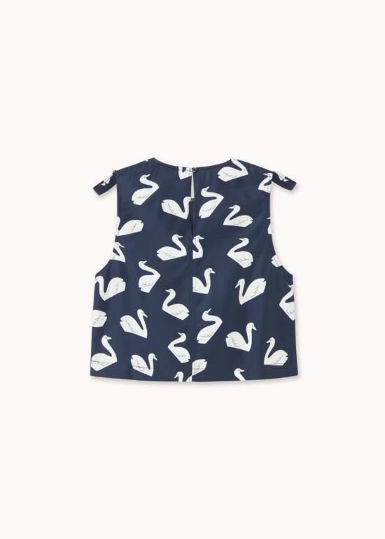  TINY BIG SISTER 블라우스 작은 언니 백조 탑 - OTHER BRANDS