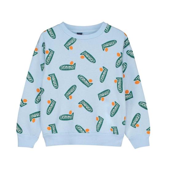  [키즈] 봉모 풀오버 본모 키즈 올오버 플레인즈셔츠 라이트 블루