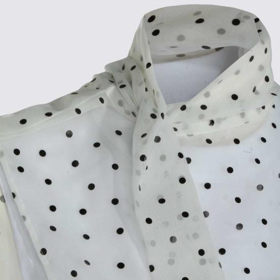  사카이 블라우스 코튼 티셔츠 화이트 - SACAI