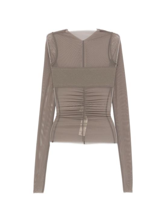 26SS 릭 오웬스 긴팔 티셔츠 RO01F6274 TUSRJA34 Grey