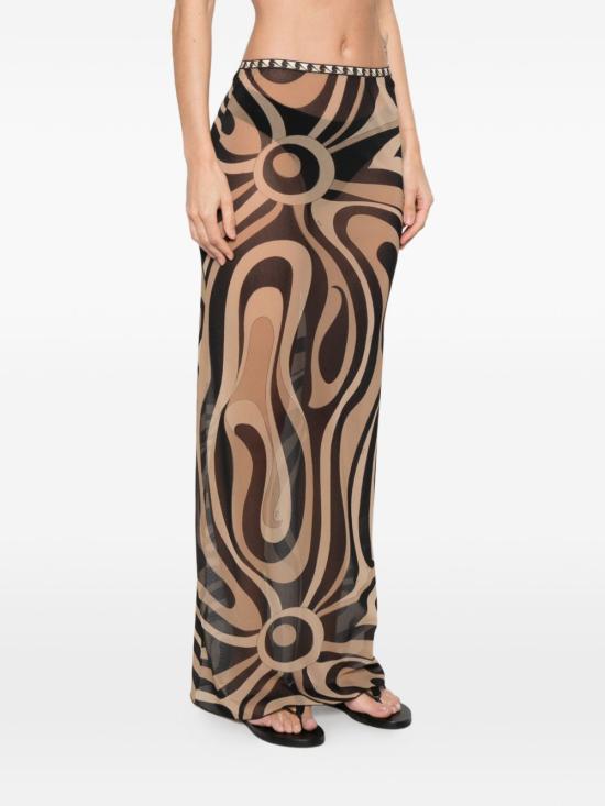 26SS 푸찌 미디 스커트 6HJW03 6H769007 Beige - PUCCI