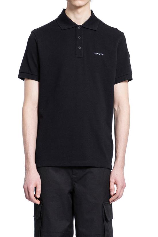 26SS 몽클레어 폴로 티셔츠 8A00014 89A16 999 BLACK DOM