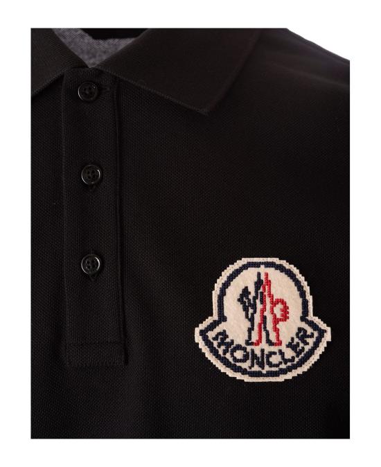 26SS 몽클레어 폴로 티셔츠 8A00005 89A16 999 BLACK DOM - MONCLER