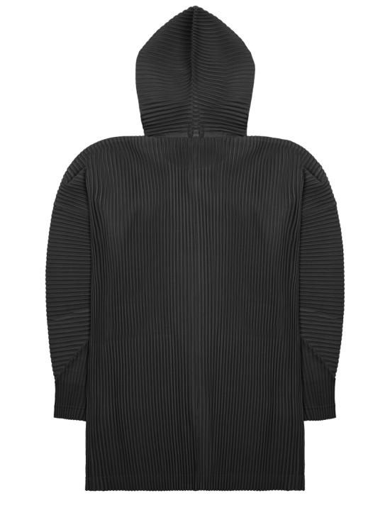 26SS 옴므 플리세 이세이 미야케 후드 티셔츠 HP66JC02115 BLACK DOM - HOMME PLISSE' ISSEY MIYAKE