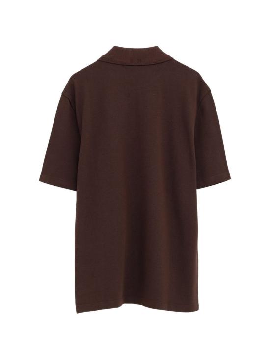 26SS 로에베 폴로 티셔츠 H526Y23XA1 3110 DARK BROWN DOM - LOEWE