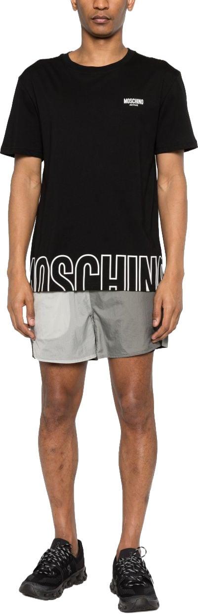 26SS 모스키노 반팔 티셔츠 A070844190555 BLACK - MOSCHINO