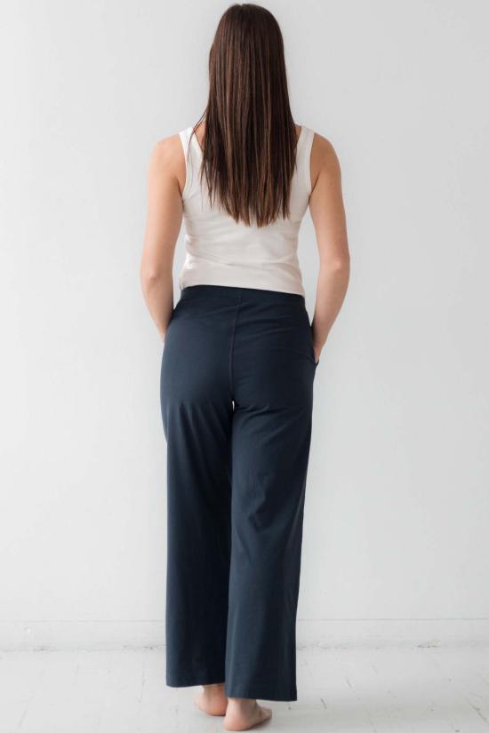  Salua Lingerie 스트레이트 팬츠 살루아 란제리 와이드 레그 팬츠, 브러시드 피마 코튼 소재 - OTHER BRANDS