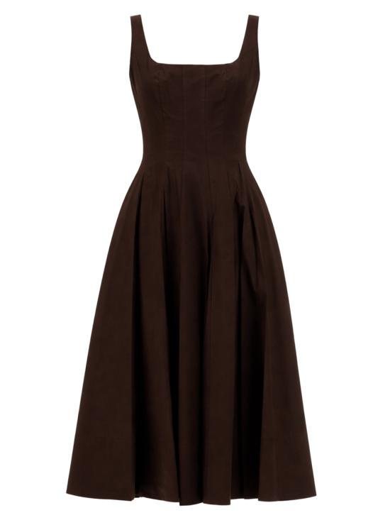 26SS 스타우드 롱 원피스 R24F2101PO EART BROWN