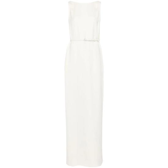  구찌 롱 원피스 드레스 아몬드 베이지