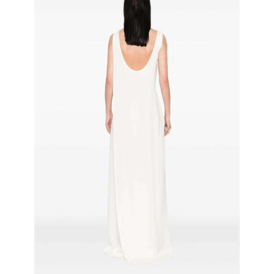  구찌 롱 원피스 드레스 아몬드 베이지 - GUCCI