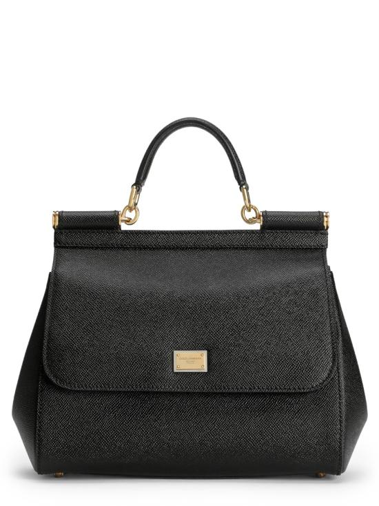 26SS 돌체앤가바나 라지 시실리 핸드백 BB6002 B100180999 BLACK