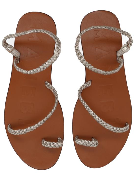 26SS 마네비 플랫 슈즈 Q4 4Y0 PLATINUM SILVER - MANEBI