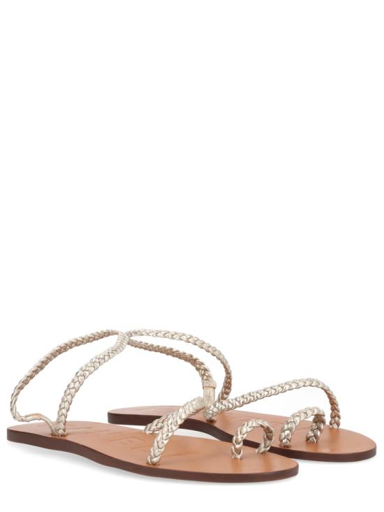 26SS 마네비 플랫 슈즈 Q4 4Y0 PLATINUM SILVER - MANEBI