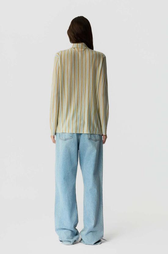  게스트 인 레지던스 가디건 쇼타임 셔츠 라임워시 콤보 - GUEST IN RESIDENCE