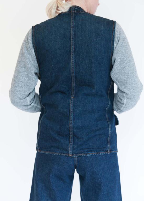  제시 캄 데님 자켓 감독 조끼 - JESSE KAMM