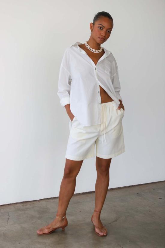  Be Idle 숏팬츠 핀스트라이프 버뮤다 반바지 - OTHER BRANDS