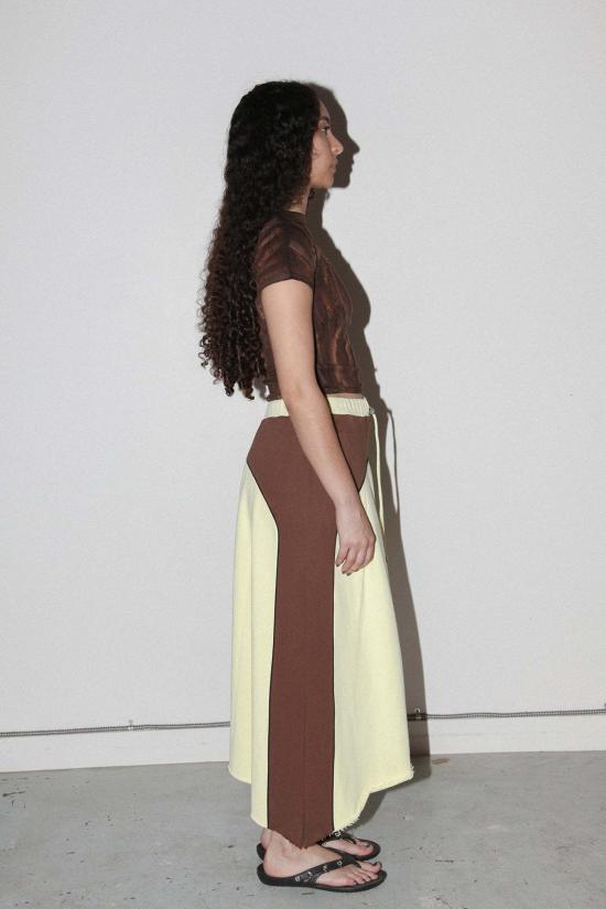  케이코 롱 스커트 Kk Co 오가닉 플리츠 - KKCO