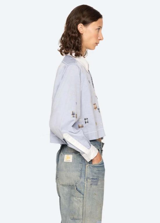  씨뉴욕 셔츠 Sea Ny Claira 자수 버튼다운 셔츠 - SEA NY