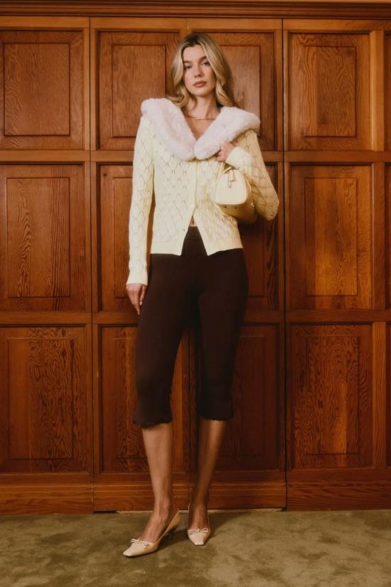  하우스오브써니 가디건 써니 바닐라 하우스 페기 카디건 버터 - HOUSE OF SUNNY