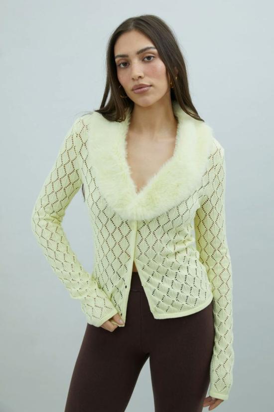  하우스오브써니 가디건 써니 바닐라 하우스 페기 카디건 버터 - HOUSE OF SUNNY