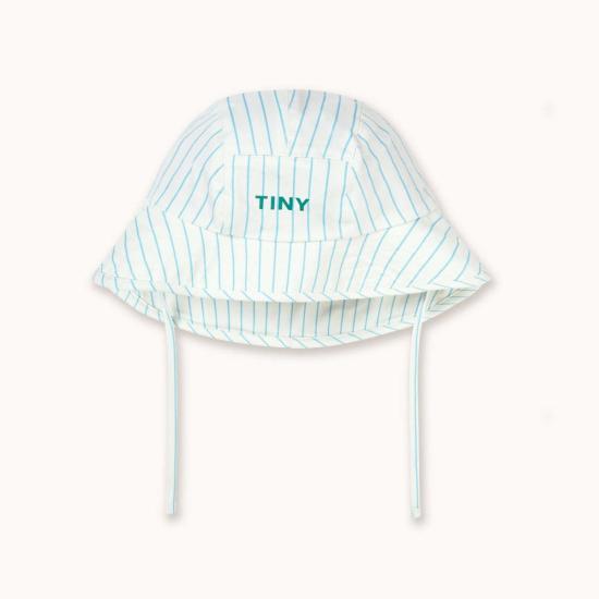  [키즈] 타이니코튼 모자 키즈  시안 파인 스트라이프 버킷햇