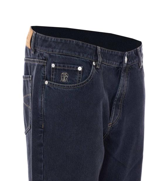  브루넬로 쿠치넬리 데님 팬츠 Brunello Cucinelli 청바지 그레이 - BRUNELLO CUCINELLI